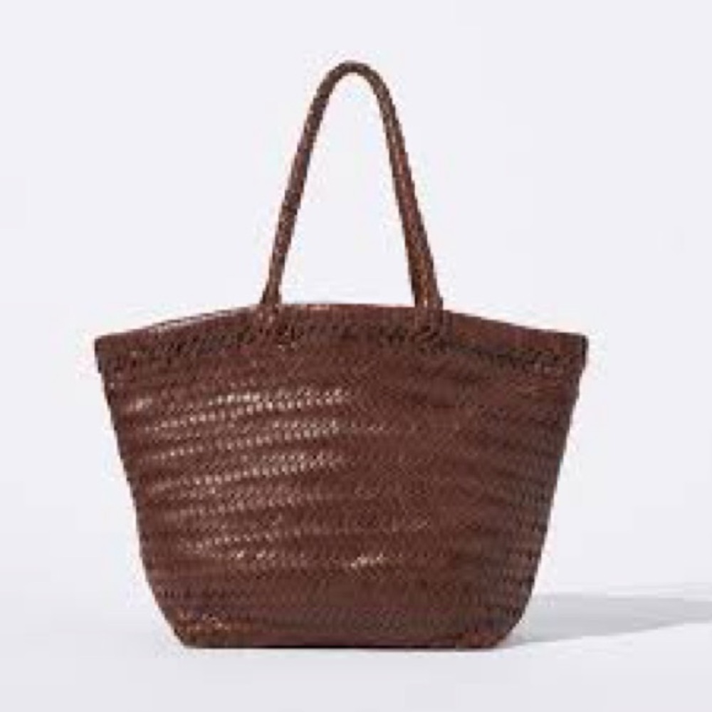 Neely & Chloe Handwoven Bag Brown